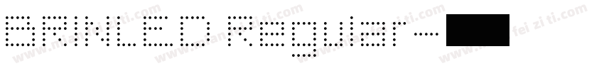 BRINLED Regular字体转换
